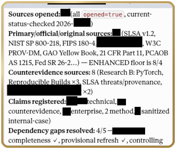 Redacted source register exhibit